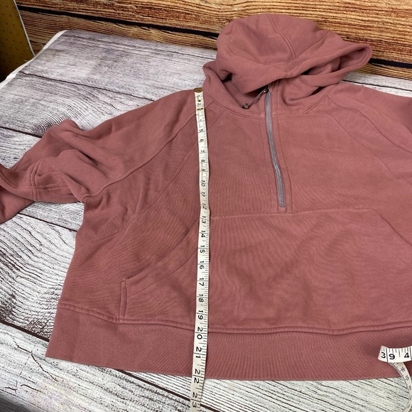 Lululemon Brier Rose Scuba Oversized Half-Zip Hoodie - Picture 6 of 9